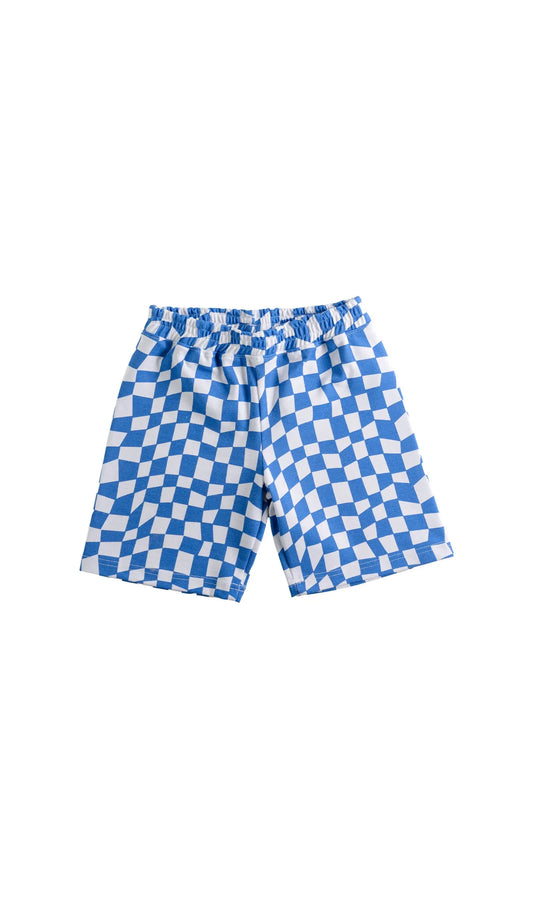 Blueberry Kareli Şort