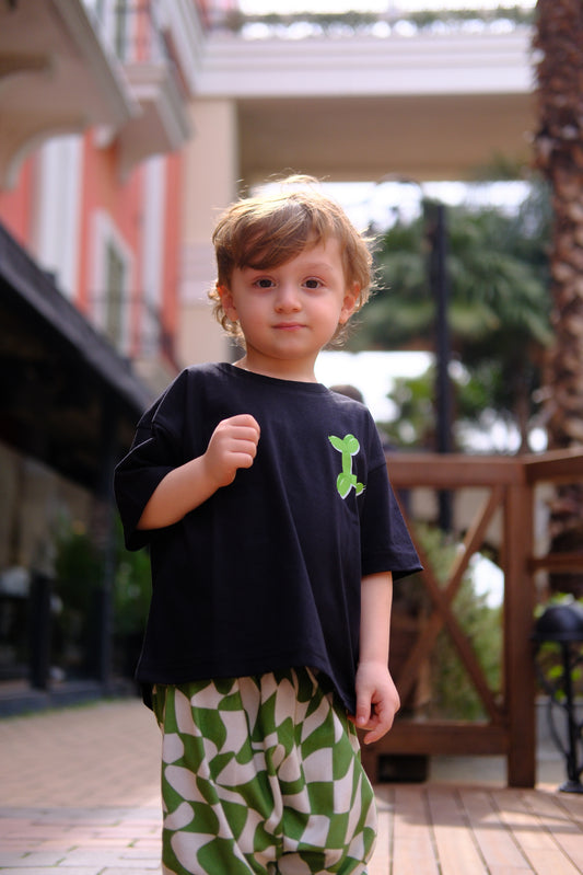 Dog Balloon Siyah T-Shirt