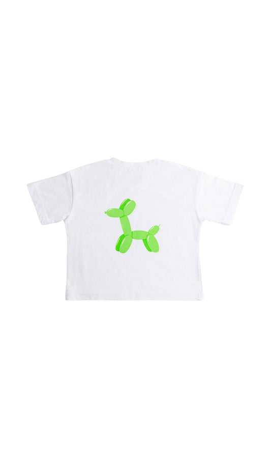 Dog Balloon Beyaz T-Shirt