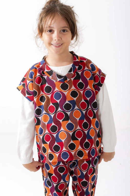 Garden Sweater Orange/Red