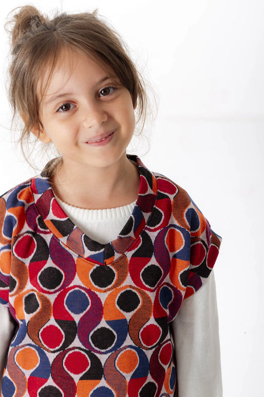 Garden Süveter Turuncu/Kırmızı