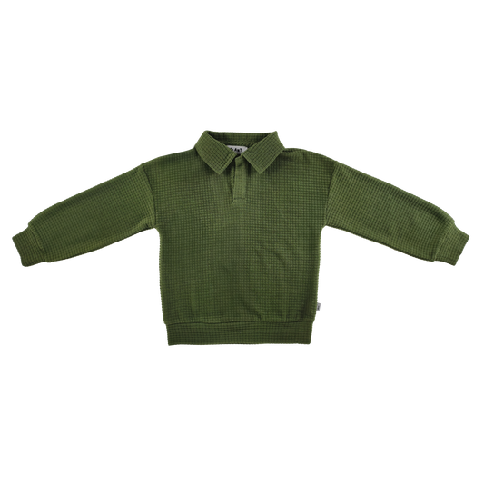 Green Explorer Kadife Sweatshirt