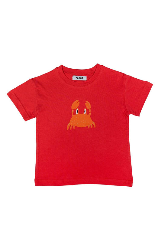 Crab Kırmızı T-Shirt