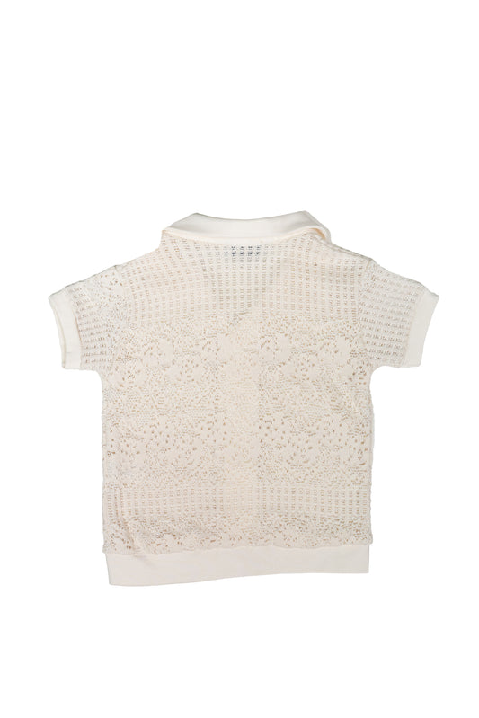 Dantelli Polo Yaka Gömlek
