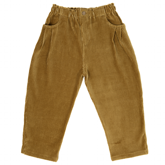 Mustard Kadife Pantolon