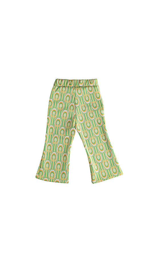 Meadow İspanyol Paça Pantolon Yeşil