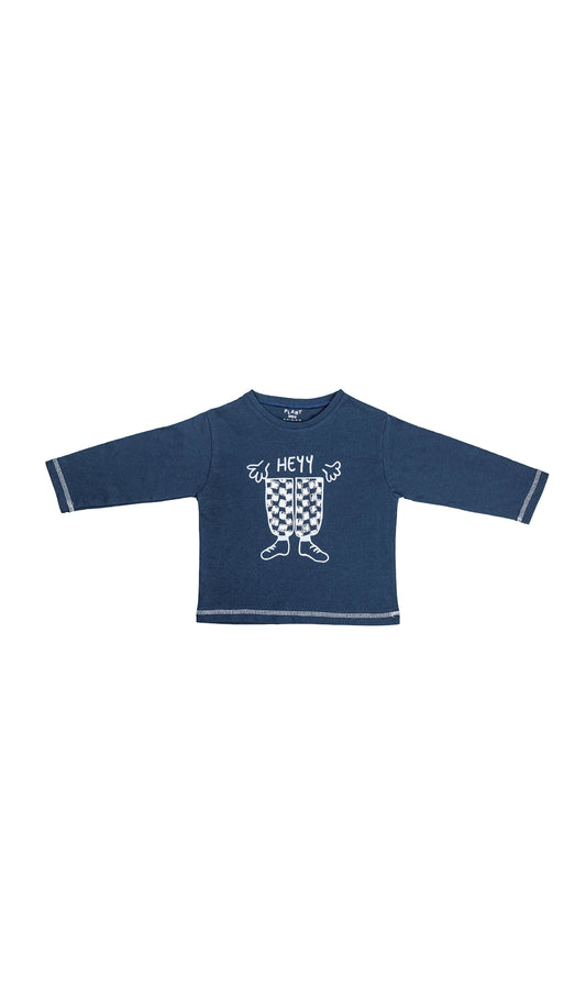 Heyy Baskılı Karyoka Dikiş T-Shirt